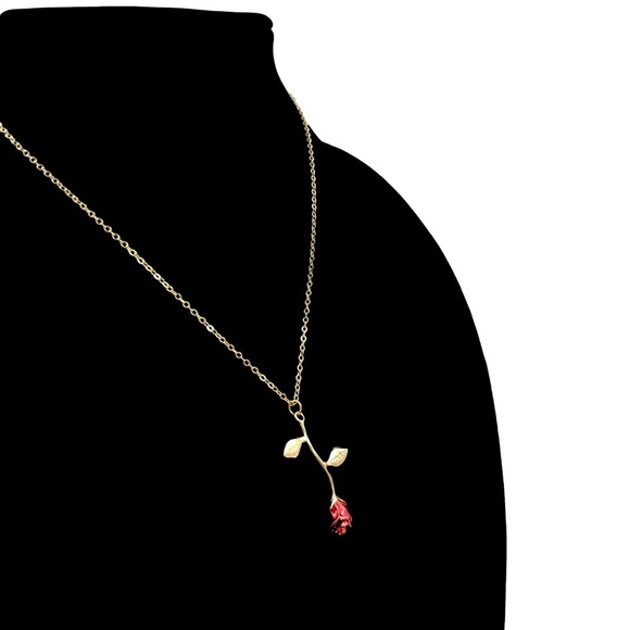 🥳HOST PICK🥳 Gold Rose Necklace - Picture 4 of 5